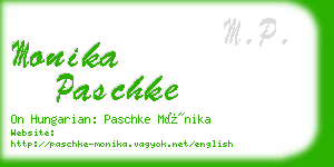 monika paschke business card